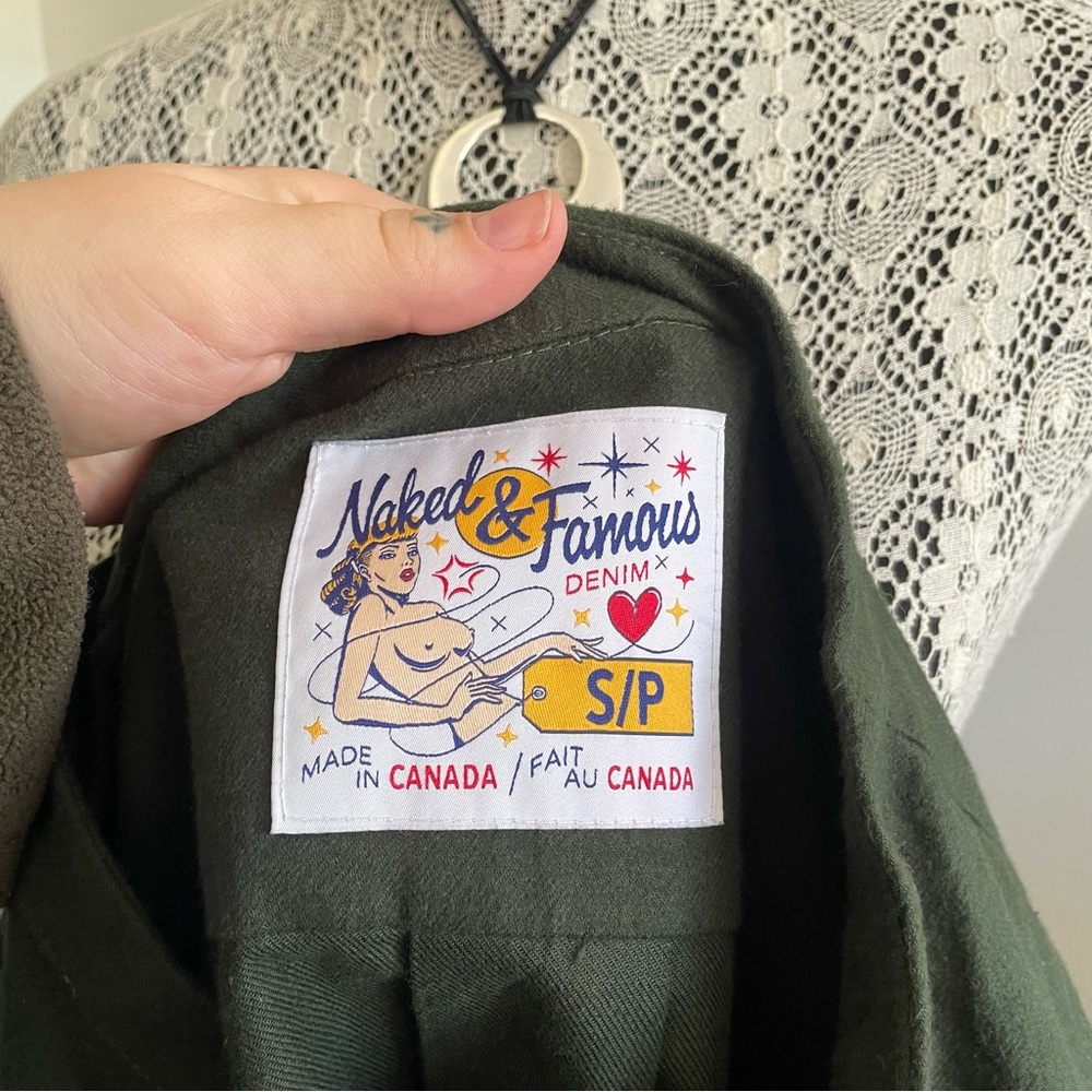 Naked & Famous Denim Cotton Yarn Dyed Flannel - Picture 5 of 12